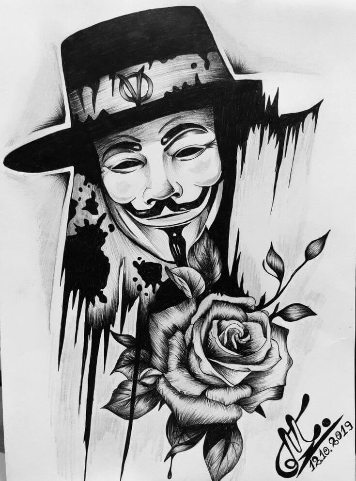 آموزش نقاشی سیاه قلم